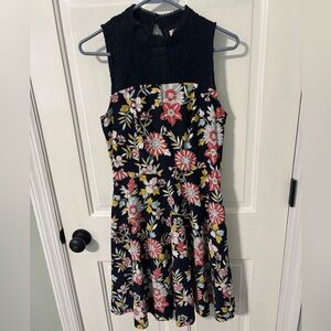 Anthropologie Floral Dress Sz 6 Fit & Flare Feminine Bloomcore Whimsy